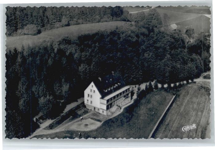 Barntrup Fliegeraufnahme Sanatorium Haus Herborn