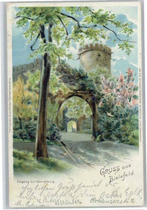 Bielefeld Eingang zur Sparenburg