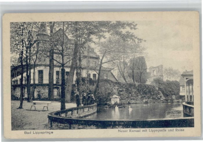 Bad Lippspringe Kursaal Lippequelle Ruine