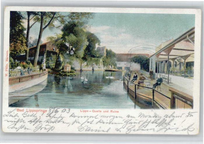Bad Lippspringe Lippe Quelle Ruine