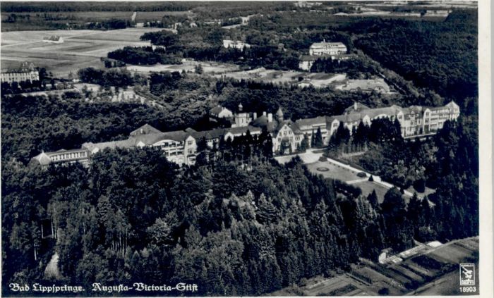 Bad Lippspringe Fliegeraufnahme Auguste Viktoria Stift
