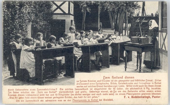 Bethel Pfennigverein Dem Heiland dienen von F. v. Bodelschwingh Pastor