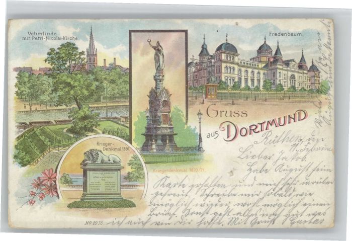 Dortmund Petri Nicolai Kirche Kriegerdenkmal Fre