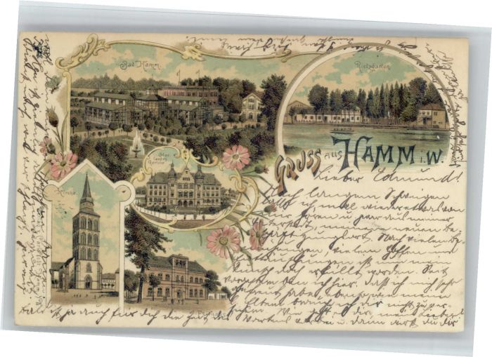 Hamm Westfalen Kirche Oberlandesgericht Rietzgarten