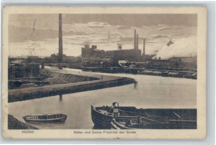 Herne Westfalen Herne Hafen Zeche Friedrich der Grosse