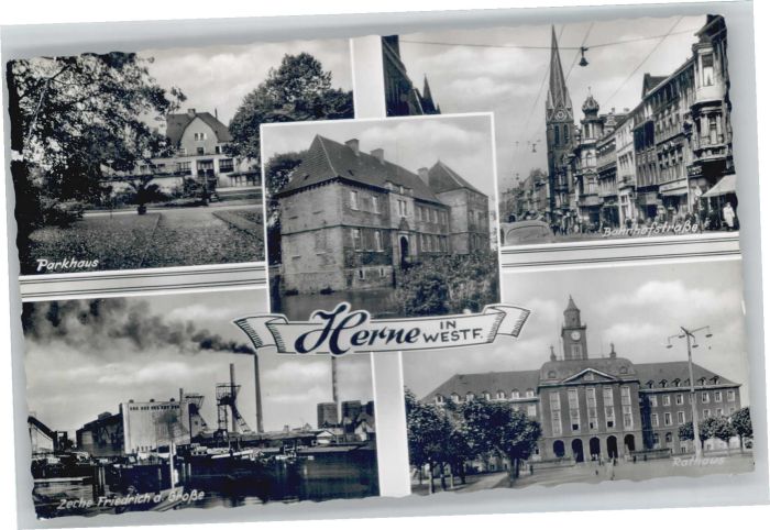 Herne Westfalen Herne Parkhaus Bahnhofstrasse Zeche Fri