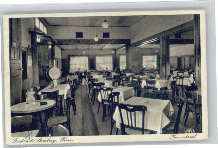 Herne Westfalen Herne Gaststätte Stemberg Konzertsaal