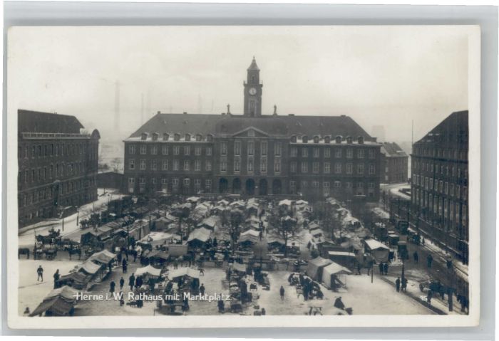 Herne Westfalen Herne Rathaus Marktplatz