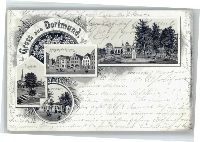 Dortmund Kronenburg Marktplatz Rathaus