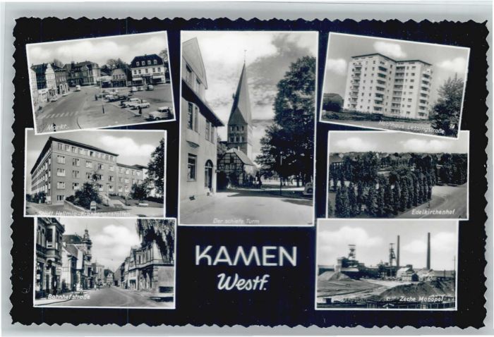 Kamen Westfalen Kamen Markt Hellmig Krankenhaus Bahnhof