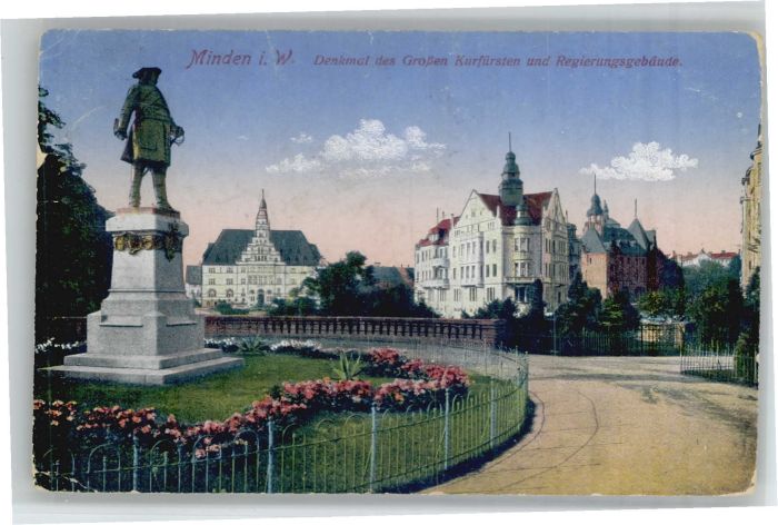 Minden Westfalen Minden Denkmal des grossen Fürsten