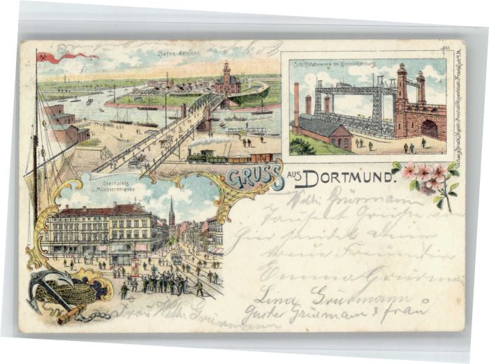 Dortmund Steinplatz Münsterstrasse Schiffshebewe