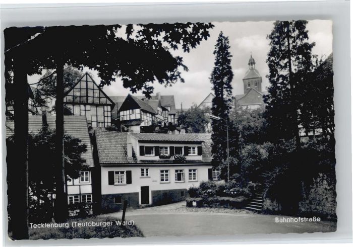 Tecklenburg Steinfurt NRW Bahnhofstrasse