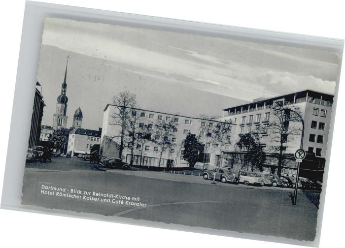 DORTMUND  CITY Reinolidi Kirche Hotel Roemischer Kaiser Cafe Kranzler