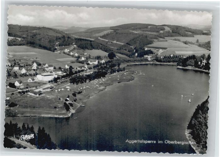 Gummersbach Aggertalsperre Fliegeraufnahme