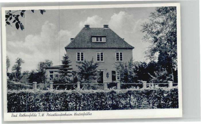 Bad Rothenfelde Kinderheim Westerfrölke