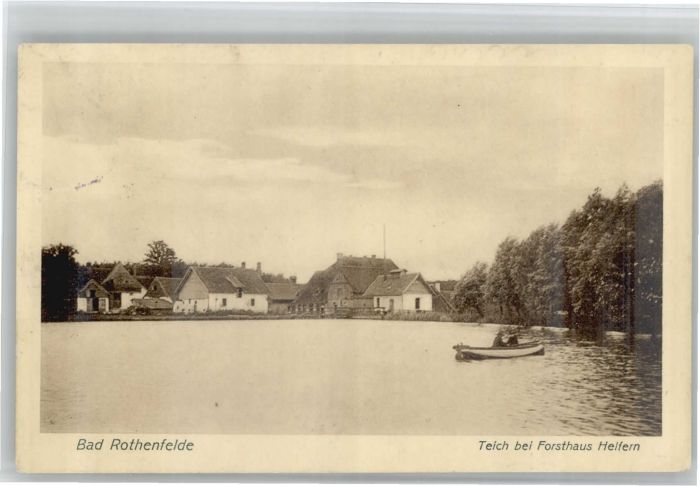 Bad Rothenfelde Forsthaus Helfern Teich