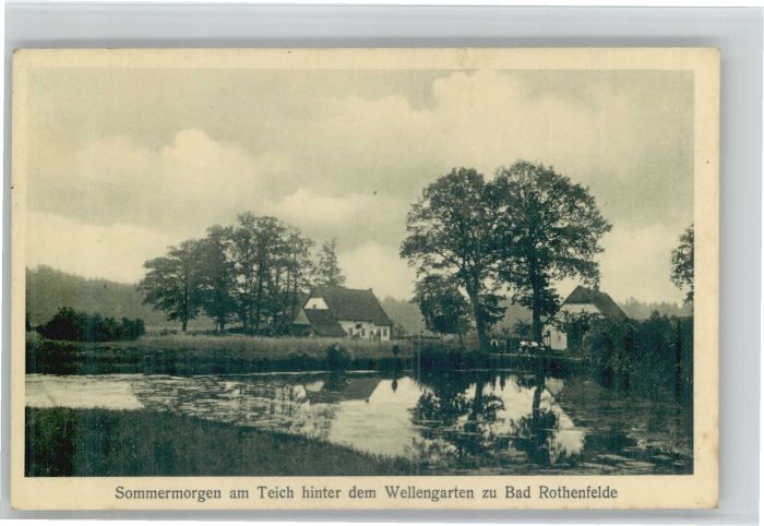 Bad Rothenfelde Wellengarten Teich