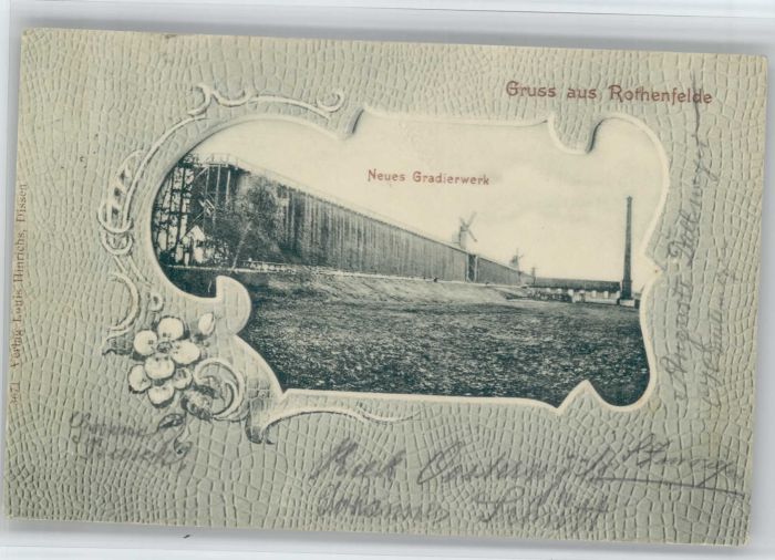 Bad Rothenfelde Prägedruck Gradierwerk