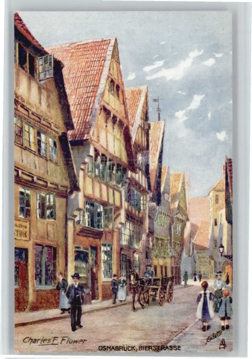 Osnabrueck ünstler Charles E. Flower Bierstrasse *