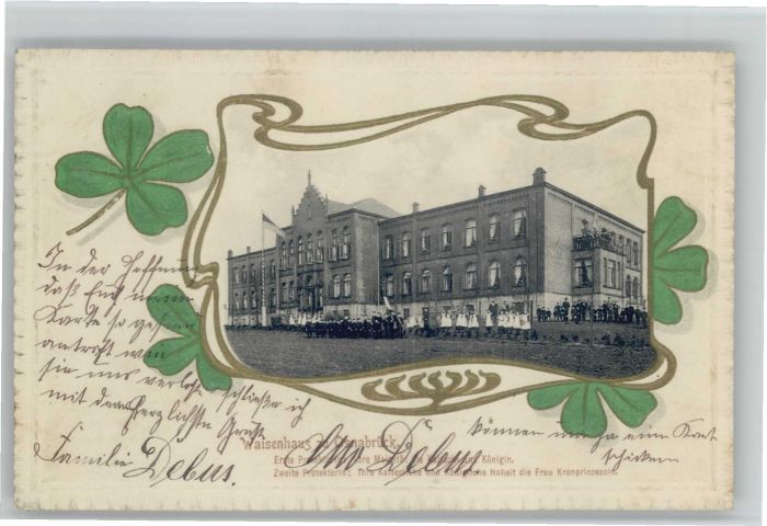 Osnabrueck aisenhaus Prägedruck x