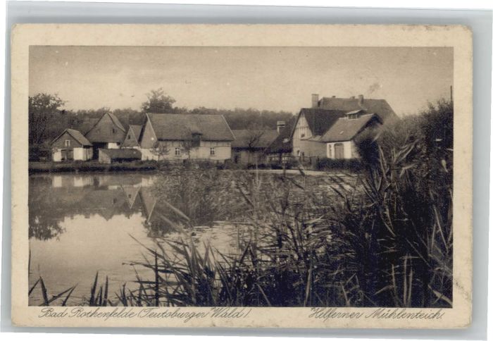 Bad Rothenfelde Helferner Mühlenteich
