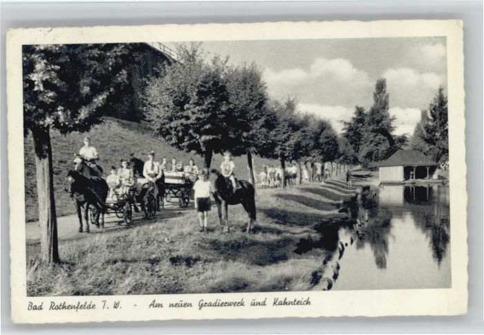 Bad Rothenfelde Teich Gradierwerk
