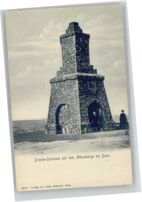 Daun Eifel Daun Dronke Denkmal Mäuseberge