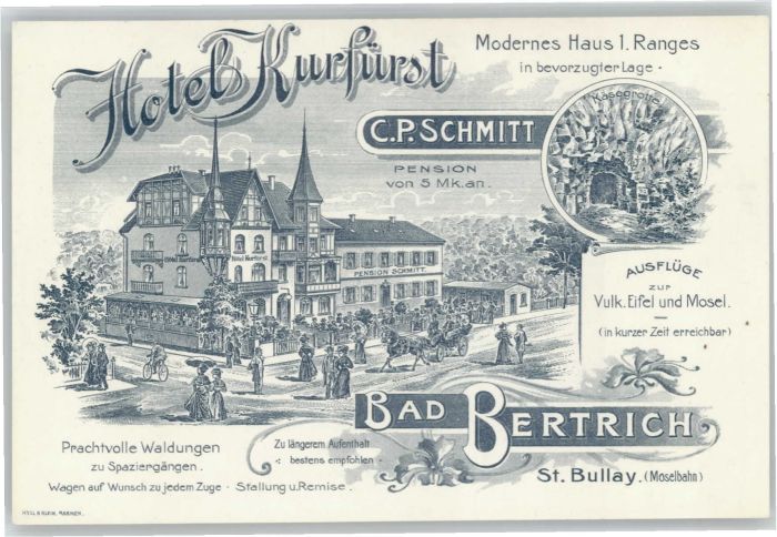 Bad Bertrich Hotel Kurfürst Pension Schmitt