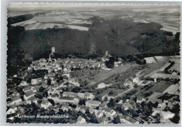 Manderscheid Eifel Manderscheid Fliegeraufnahme