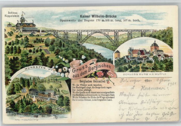 Muengsten chloss Küppelstein Kaiser Wilhelm Brück