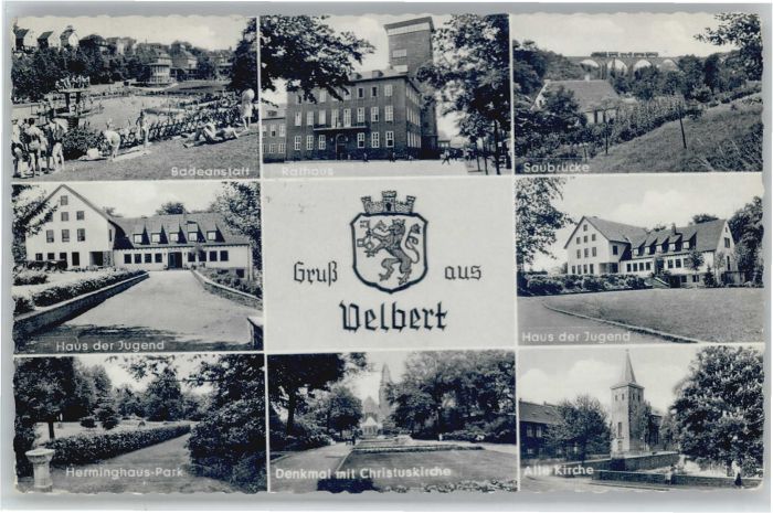 Velbert Herminghauspark Saubrücke Christus Kirc