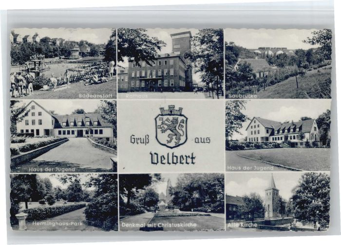 Velbert Herminghauspark Saubrücke Christus Kirc