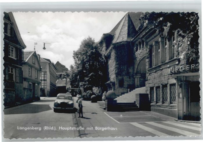 Langenberg Rheinland Hauptstrasse Bürgerhaus