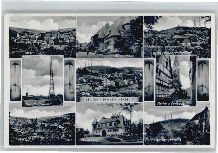 Langenberg Rheinland Ehrenfriedhof Bürgerhaus Hordthaus