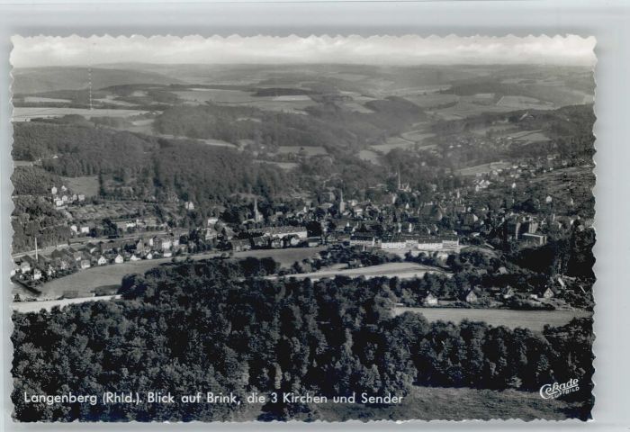 Langenberg Rheinland Fliegeraufnahme