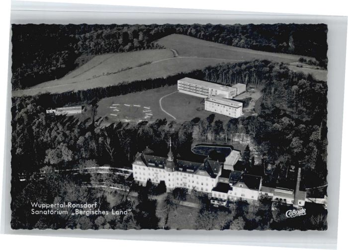 WUPPERTAL NRW Sanatorium Bergisches Land Fliegeraufnahme