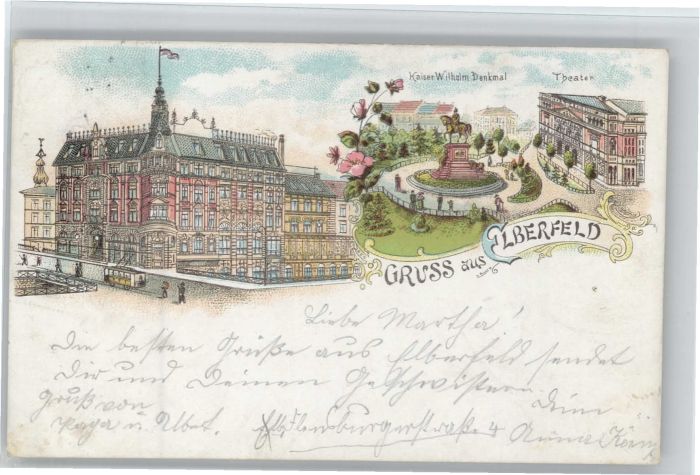 Elberfeld Wuppertal Elberfeld Kaiser Wilhelm Denkmal