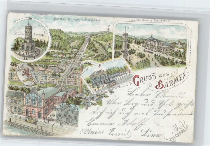 Barmen Wuppertal Kaiser Denkmal