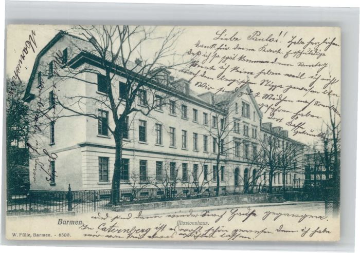 Barmen Wuppertal Missionshaus