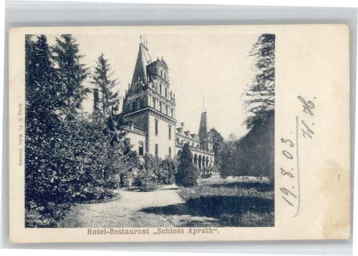 Aprath Hotel Restaurant Schloss
