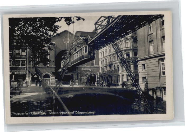 WUPPERTAL NRW Schwebebahnhof Doeppersberg