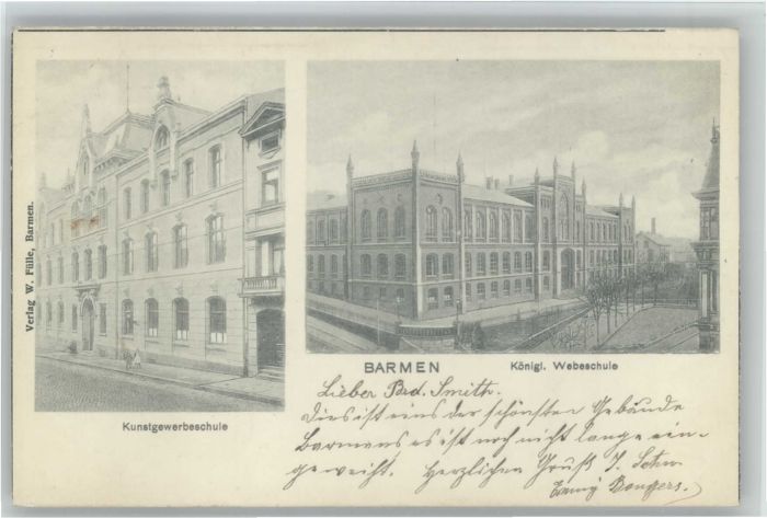 Barmen Wuppertal Kunstgewebe Schule