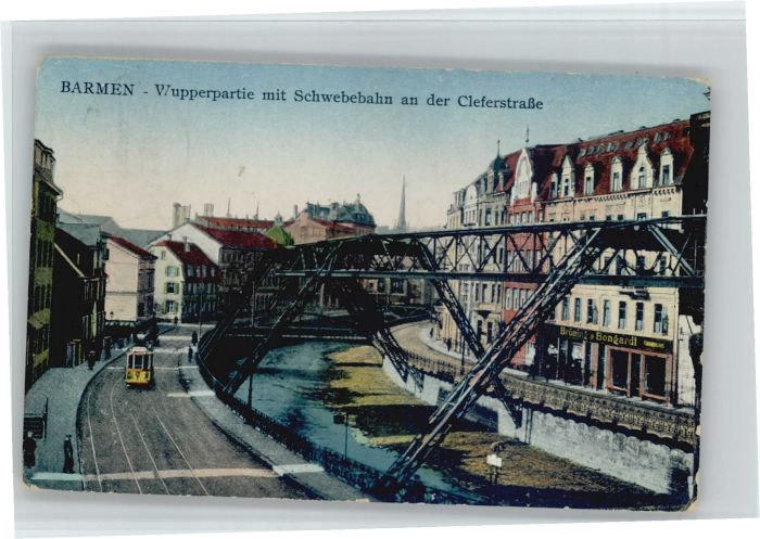 Barmen Wuppertal Schwebebahn Cleferstrasse