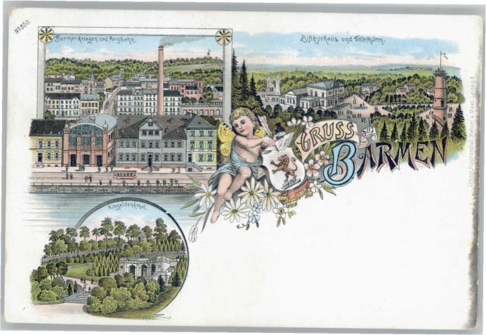 Barmen Wuppertal Ringel Denkmal Luftkurhaus