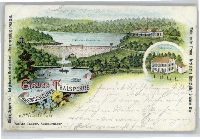 Remscheid Talsperre Mebus Mühle