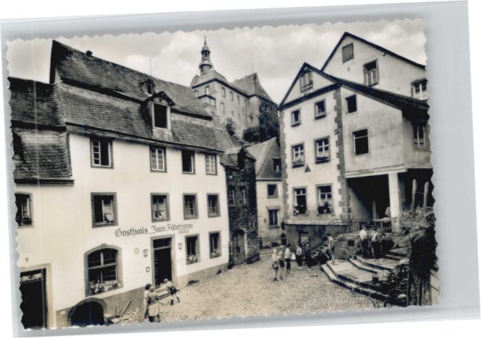 Beilstein Mosel Marktplatz Jugendherberge Gasthaus zum