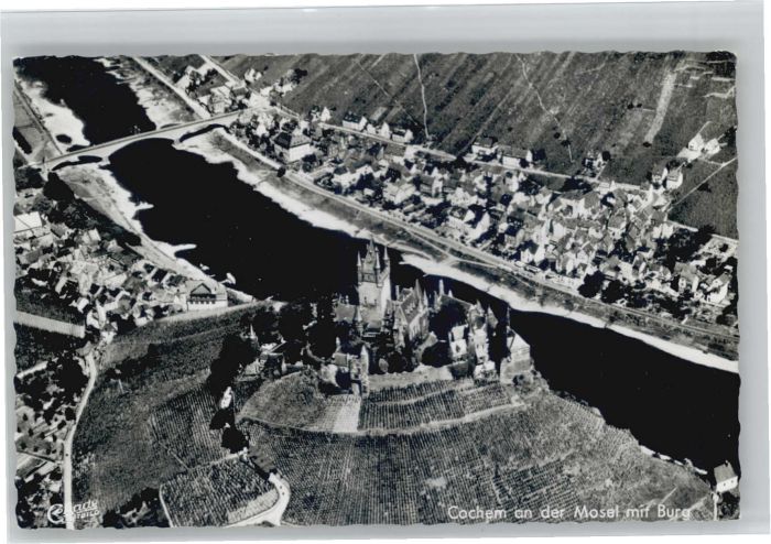 Cochem Fliegeraufnahme Burg