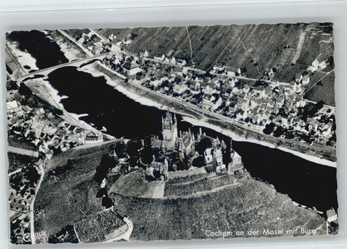 Cochem Fliegeraufnahme Burg
