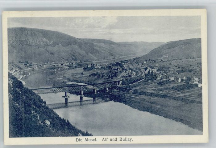 Alf Mosel Alf Eisenbahnbrücke